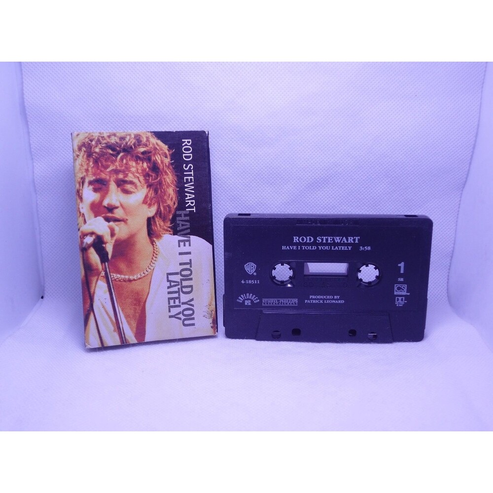 Rod Stewart Have I Told You Lately Cassette 1993 Warner Bros. Promo Single